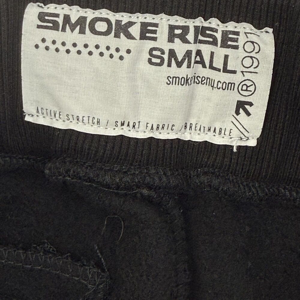 Smoke Rise Split Jogger Sweatpant Men Small Leave Me Alone Embroidered Devil - Picture 7 of 12